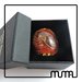 Stupendo anello fascia in vetro di Murano