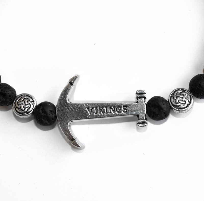 Bracciale da uomo donna in acciaio titanio catena con testa lupo stile