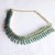 Collier Glam verde e oro