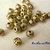 LOTTO 30 perle "lanterna oro" in metallo (5x3mm) (cods.28796)
