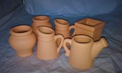 Set di vasetti in terracotta