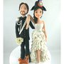 Cake topper Valentina e Giuseppe 