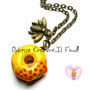 Collana Miele - Donut kawaii Ape, idea regalo handmade - kawaii