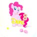 Mio mini pony cake topper compleanno // mio mini pony party // cake topper unicorno rosa//  cake topper nome e anni personalizzabile