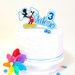 Topolino cake topper birthday // cake topper Topolino  maschietto // nome e anni glitter baby boy // cake topper TOPOLINO