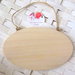 Ovale in legno da decorare (9x14cm) (cod.new)