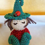 ELFO FOLLETTO PORTACHIAVE AMIGURUMI