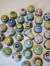 Tappi in ceramica colorati