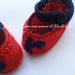 Scarpine neonato/ neonata rosse in stile marinaro