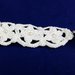 Bracciale nuziale da sposa fatto di uncinetto- Orologio bianco piccolo da cerimonia per damigella d'onore