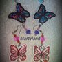 Orecchini farfalla handmade