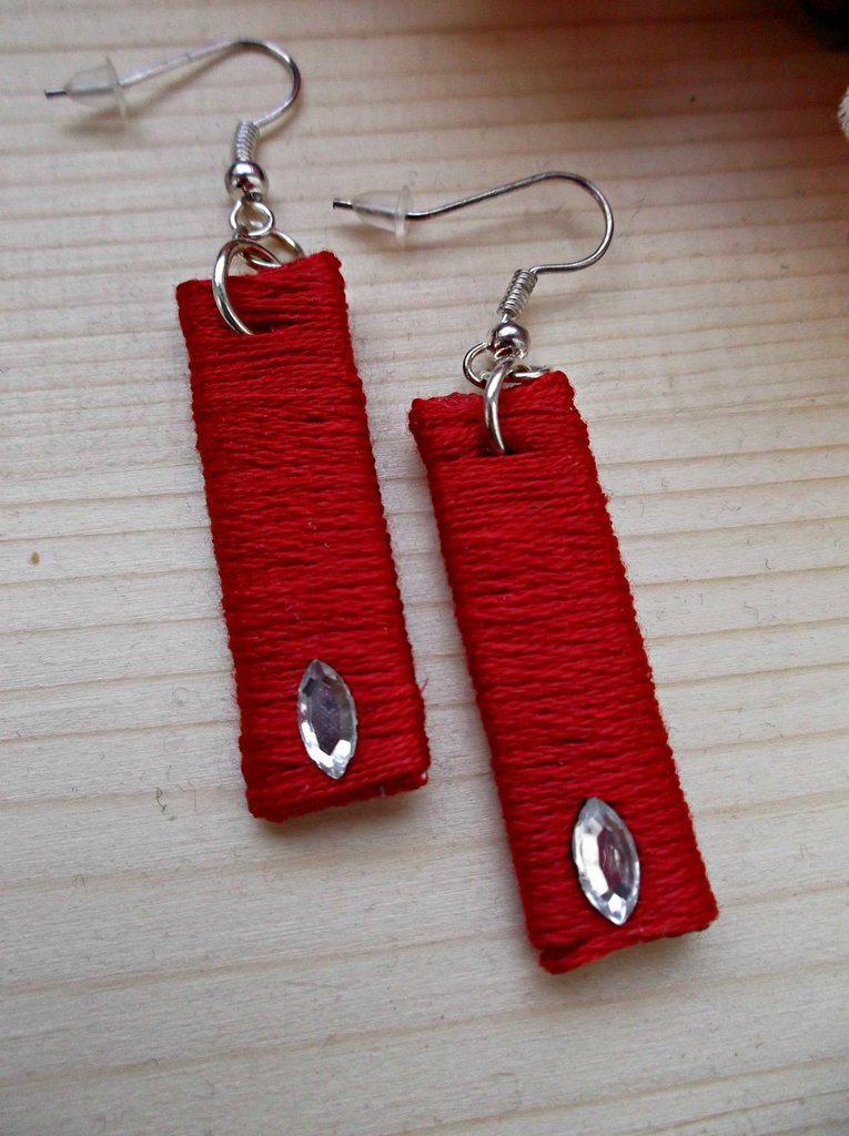 Orecchini Pendenti Rettangolari In Peridoto, Classici Orecchini - Foto 6