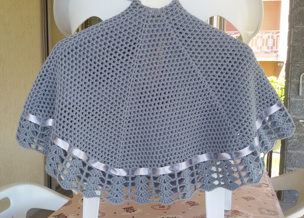 Scialle Triangolare, Mantellina Della Nonna, NUOVA, Multicolor - Foto 7