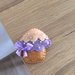 Bomboniera - segna posto muffin realizzata interamente a mano