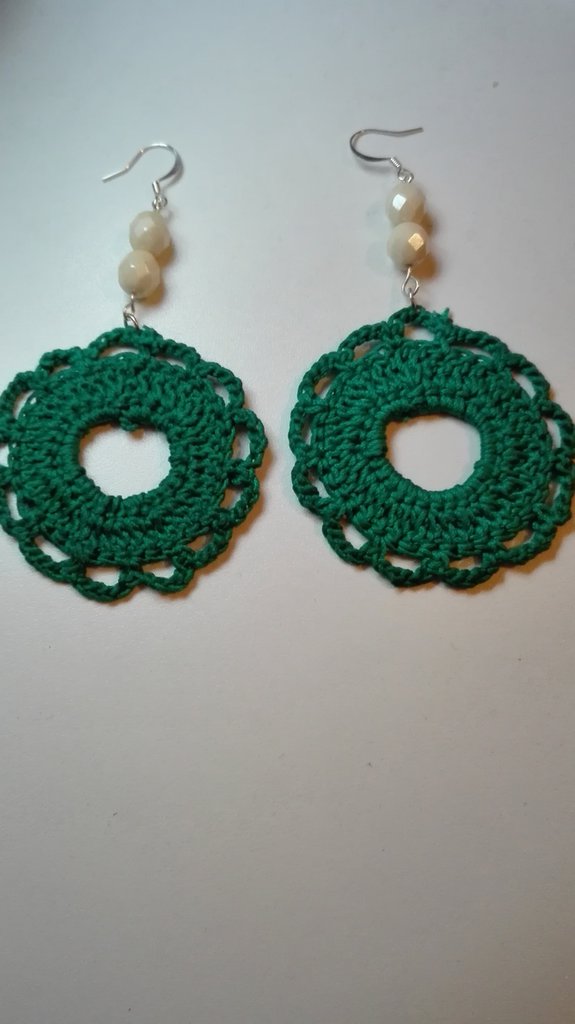 LILLY MARIE Orecchini Donna Argento 925 Con Cristalli Multicolori Rotondi 19x12mm, Chiusura A Fibbia, Fatti A Mano Europa, In Sacchetto Raso