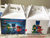 SCATOLE PIC NIC PER COMPLEANNO - PJMASKS