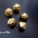 LOTTO 15 perle/distanziatori oro (12x10 mm) (cod.New)