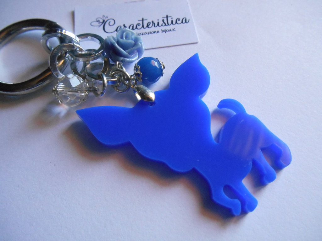 Portachiavi A Forma Di Ciliegie HENGEBIRD - Ciondolo Elegante Con Resina Glitterata - 12cm