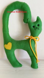 Gatto da Maniglia Verde