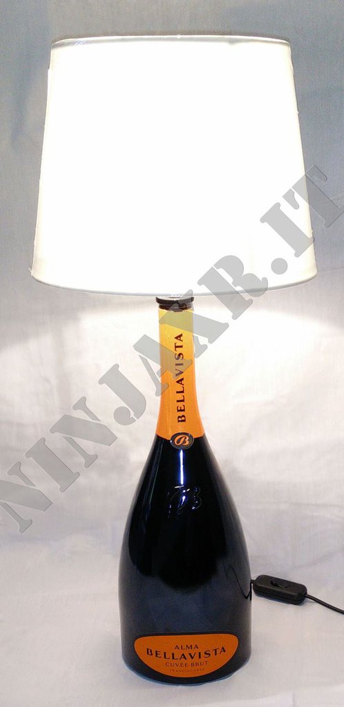 Bottiglia lampada bottiglia decorativa Bollinger champagne Paralume  Abat-jour