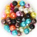 25 perle in resina cerata 8 mm