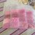 800 perline di vetro nelle sfumature di rosa in contenitore