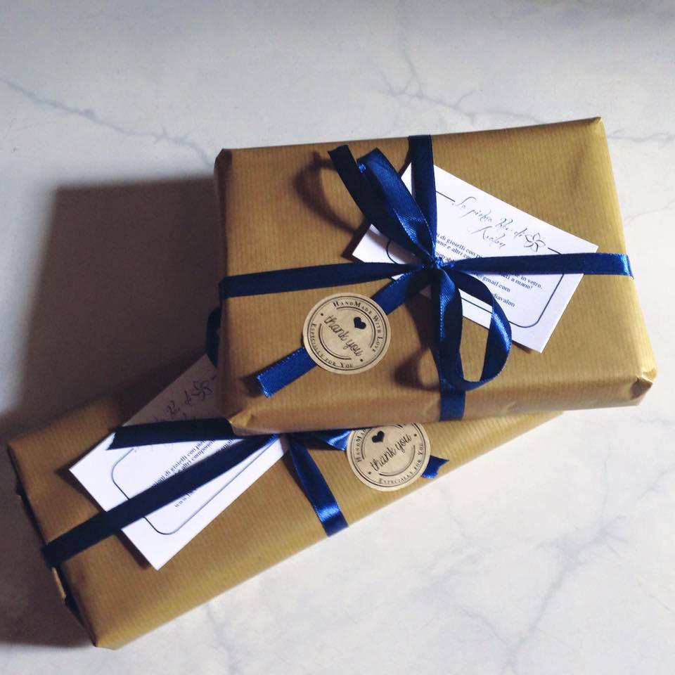 Orecchini Artigianali Etnici Con Perline Azzurre E Blu - Foto 9