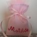 Inserzione riservata n.50 sacchettini tela aida colorata "Matilde"