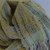 sciarpa a telaio di lana filata a mano