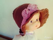 Cappellino in cotone per bambina