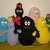 Famiglia di BARBAPAPà amigurumi peluche 9 soggetti fatti a mano uncinetto UNICO ORIGINALE