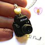 Collana macchina fotografica - Nikon - Idea regalo fotografa - miniature kawaii (su ordinazione)