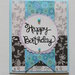 Biglietto Auguri Compleanno - Happy Birthday Fiorato