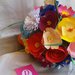 Bouquet fiori carta multicolore 