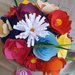 Bouquet fiori carta multicolore 