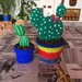 cactus di pietra grande 27 cm