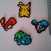 4 Calamite soggetti Pokemon in hama beads