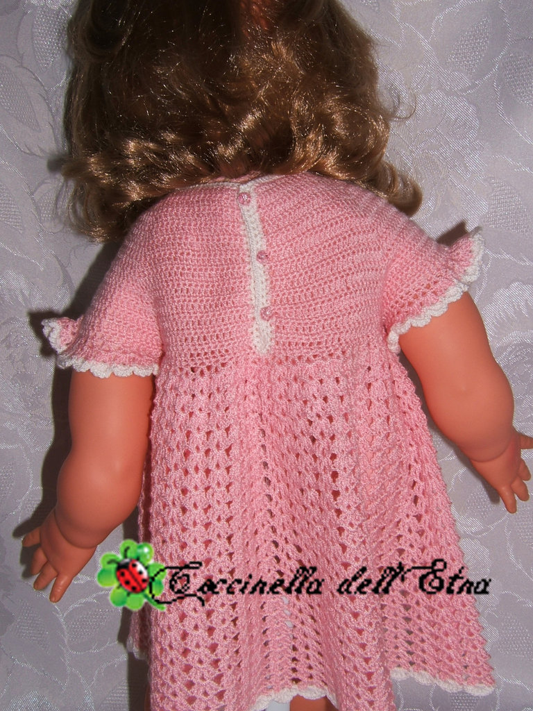 Splendido Abito Da Bambina Realizzato All'uncinetto | Uncinetto Passione