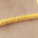 Cordone girocollo realizzato ad uncinetto con lavorazione spighetta rumena - vari colori - regolabile