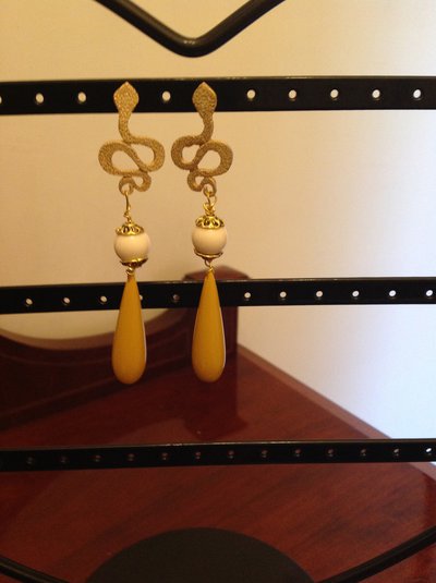 Orecchini A Serpente Per Cartilagine/orecchio – Oro, Minimal, Regalo Halloween