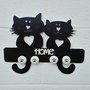 Decorazione murale " Black cats"