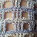Sciarpa/scialle misto lana, con sfumature panna, grigio e lilla con paillette