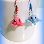 Orecchini in fimo handmade estivi polpi kawaii idea regalo donna 