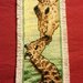 Segnalibro giraffe punto croce