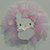 Fiocco nascita Hello Kitty  con nome e tulle