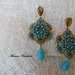 orecchini perline pendenti fatti a mano superduo perle di boemia