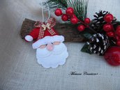 Decorazioni Natalizie in feltro Babbo Natale