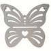 Mensola forma di farfalla traforata (legno)