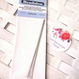 Set 6 Aghi Grandi Occhi Per Perline – 2 Misure (5,5 Cm E 7,5 Cm) Con Bottiglia Porta-Ago, In Metallo Durevole - 4