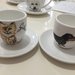 Tazzine da caffe in ceramica decorate a mano e personalizzate
